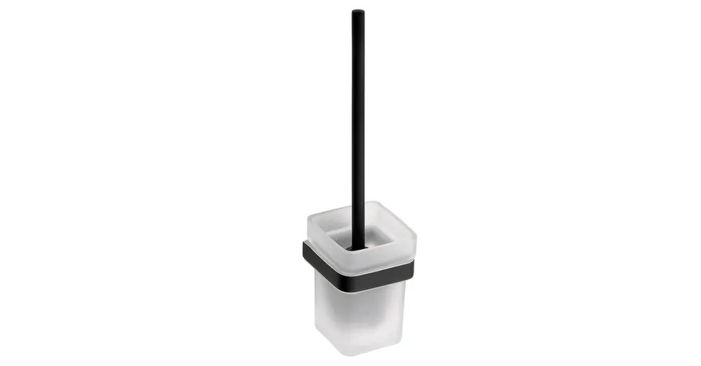 SAPHO BEMETA NERO WC kefetartó, fekete kefével, 93x385x127mm, fekete (135013010) Outlet