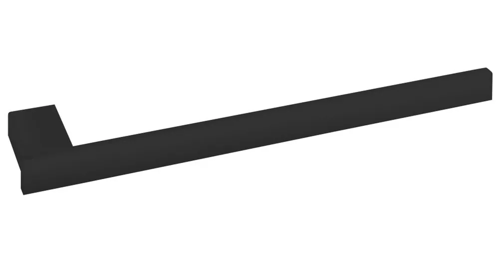 SAPHO BELLA Törölközőtartó a szekrény oldalára, 400x25x70mm, matt fekete (FA311B) Kihagyhatatlan ajánlat