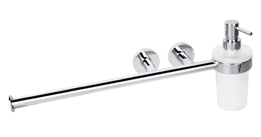 SAPHO BEMETA OMEGA törölközőtartó és szappanadagoló, 455x180x115mm, 230ml, króm (104019012) (XR414) Ajánlat