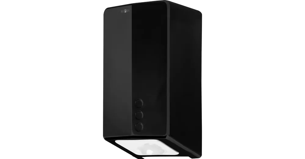 Különleges ajánlat SAPHO NOFER érintésmentes elektromos kézszárító, 220-240V, 800W, 164x327x151mm, lézer szenzor, fekete lesk (01831.N)