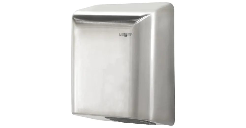 SAPHO NOFER érintésmentes elektromos kézszárító, 220-240V, 2050W, 253x323x152mm, matt rozsdamentes acél (01451.S) Akció