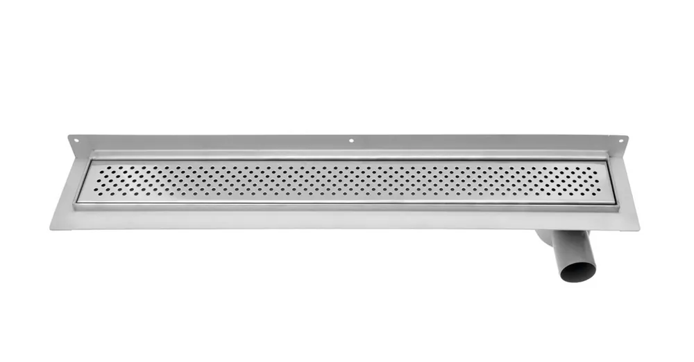 SAPHO AQUALINE KROKUS padlóösszefolyó sarokba, szifonnal, 96x12cm, inox (2715-10) Legnépszerűbb