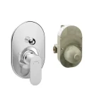 Biztonságos fizetés Hansgrohe Rebris S falsík alatti kád/ zuhany csaptelep alaptesttel, króm, 72448000