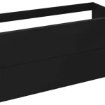 SAPHO TREOS mosdótartó szekrény, 2 fiókkal, 110x53x50,5cm, matt fekete (TS115-3535) Ne maradj le