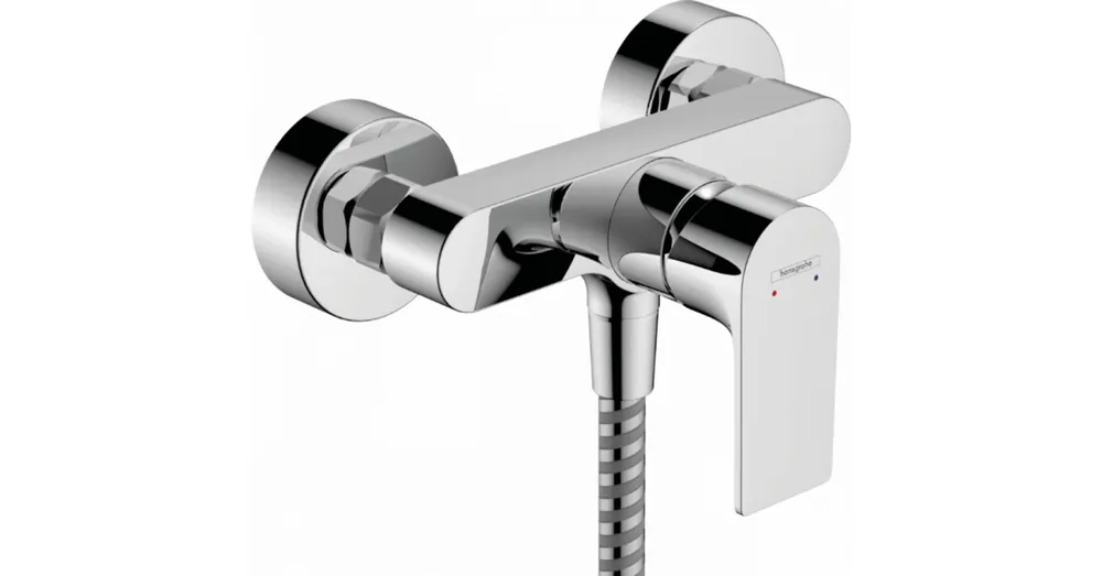 Olcsóbb Hansgrohe Rebris E egykaros falsíkon kívüli zuhanycsaptelep, króm 72650000