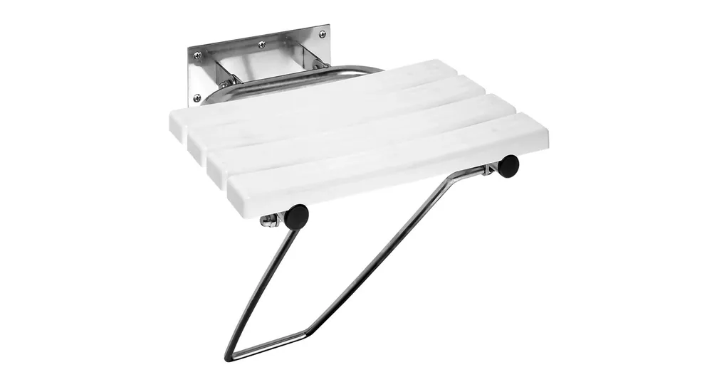 SAPHO BEMETA HELP Lehajtható zuhany ülőke támasztékkal, 462x120x450mm, polírozott (301102181) (XH001) Kihagyhatatlan ajánlat