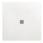 AREZZO design SOLIDSoft zuhanytálca 90x90 cm, FEHÉR, színazonos lefolyóval AR-9090W Vedd meg most