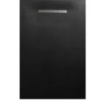 AREZZO design SOLIDSoft zuhanytálca 206x90 cm, FEKETE, egyenes lefolyóval AR-90206LINB Ajánlat