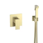 Utolsó esély AREZZO design CUBEFIELD falsík alatti bidé csaptelep kézizuhannyal, arany AR-4407G
