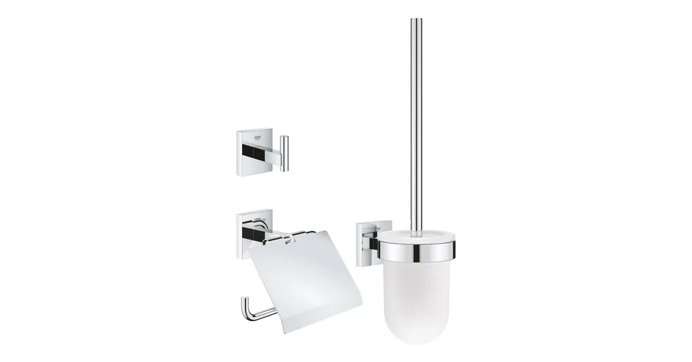 Vásárlói kedvenc Grohe Start Cube Városi fürdőszobai kiegészítők szett 3 az 1-ben 41123000