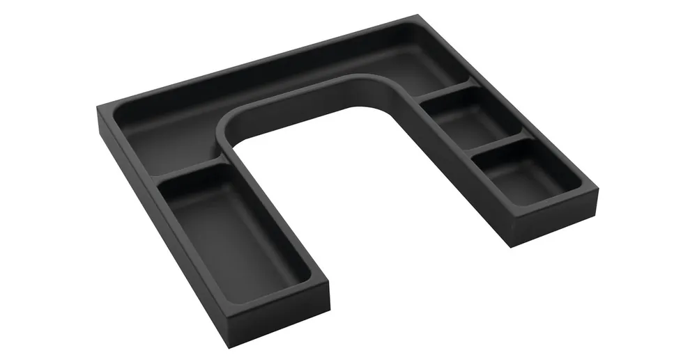Sapho LINDO fiókrendező, "U", 372x36x323mm, antracit (LD001) Utolsó esély