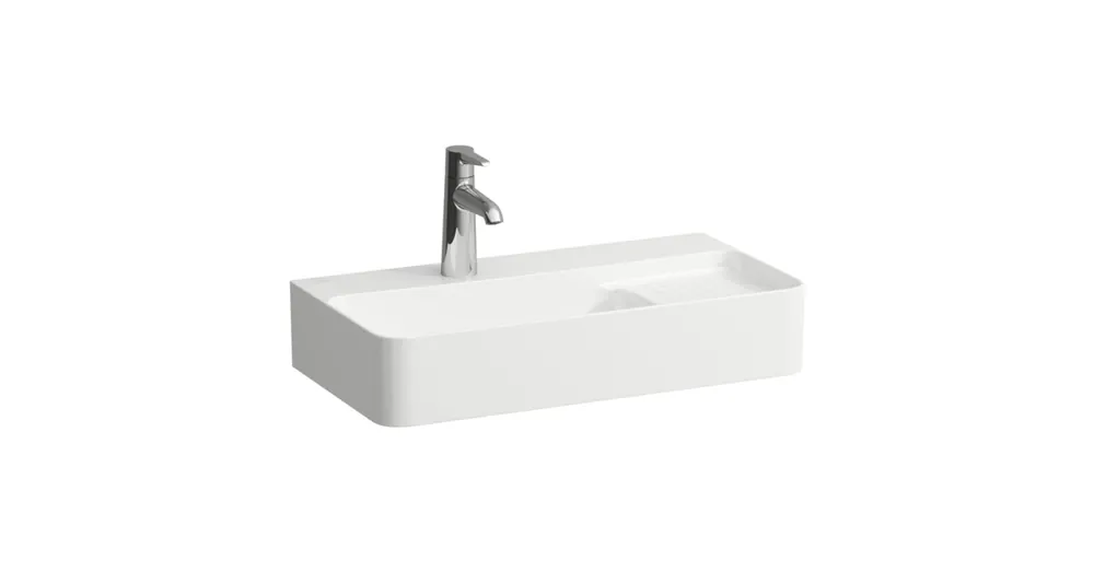 LAUFEN VAL Mosdó, „compact” alsó felülete csiszolt, jobb oldali félig száraz zónával, egy csaplyukkal, túlfolyónyílás nélkül, túlfolyócsatorna nyílása nélkül a lefolyószelepben, Fehér LCC Active bevonattal H817285A001561 Nézd meg most