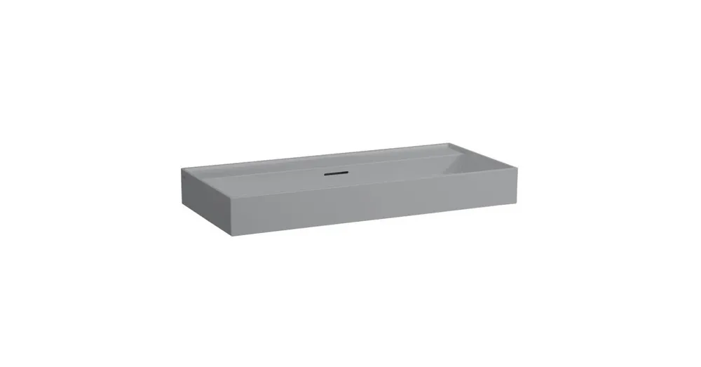 LAUFEN Kartell LAUFEN Mosdótál, alsó felülete csiszolt, csaplyuk nélkül, Graphite matt H8163377581091 Utolsó esély