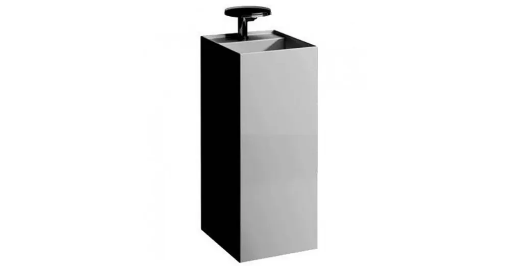 LAUFEN Kartell LAUFEN Szabadon álló mosdó, speciális rejtett lefolyóval, 1 csaplyukkal, lyukkal a jobb oldalon, túlfolyó nélkül, Graphite matt H8113317588151 Olcsó