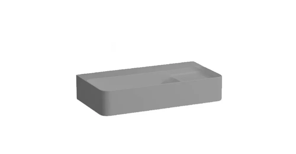 Nézd meg most LAUFEN VAL Kézmosó, túlfolyónyílás nélkül, csaplyuk nélkül, Graphite matt H8152857581121