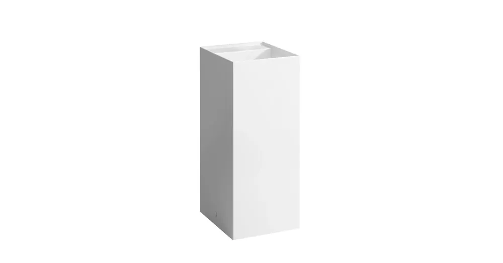 LAUFEN Kartell LAUFEN Szabadon álló mosdó, speciális rejtett lefolyóval, túlfolyónyílás nélkül, csaplyuk nélkül, Fehér LCC Active bevonattal H811331A001121 Expressz szállítás
