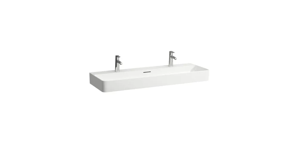 Ne maradj le LAUFEN VAL Mosdó, két csaplyuk, Fehér LCC Active bevonattal H810289A001071