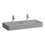 Alacsony ár LAUFEN VAL Mosdó, két csaplyuk, Graphite matt H8102897581071