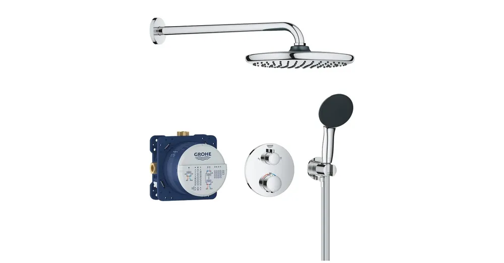 Biztonságos vásárlás Grohe Precision Thermostat Rejtett zuhanyrendszer Vitalio Start 250 fejzuhannyal 34883000