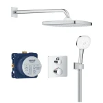 Árcsökkenés Grohe Grohtherm Rejtett zuhanyrendszer Tempesta 250 Cube-val 34871000