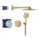 Árengedmény Grohe Grohtherm SmartControl Rejtett zuhanyrendszer Rainshower SmartActive 310 fejzuhannyal 34863GL0