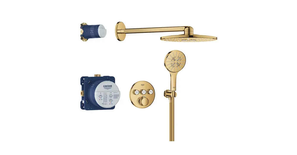 Árengedmény Grohe Grohtherm SmartControl Rejtett zuhanyrendszer Rainshower SmartActive 310 fejzuhannyal 34863GL0