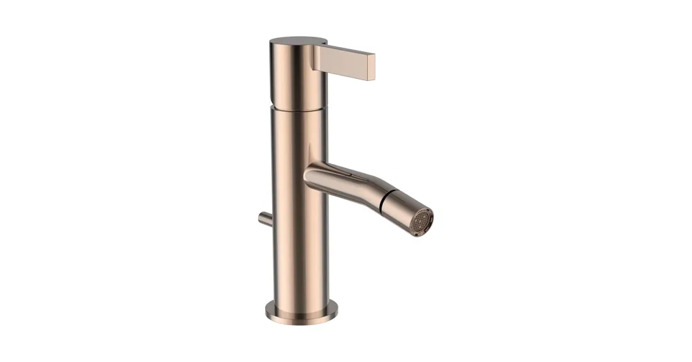 LAUFEN Kartell LAUFEN Egykaros bidet csaptelep, rögzített 110 mm-es kifolyócsővel, húzórudas lefolyószeleppel, PVD rózsa arany H3413310821031 Legkelendőbb