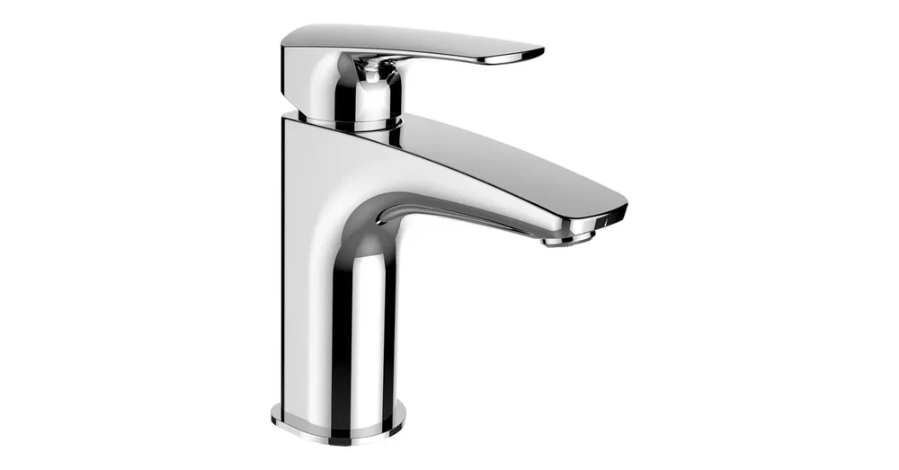 LAUFEN LAURIN Egykaros csaptelep, kifolyócső hossza 106 mm, rögzített kifolyó, króm húzórudas lefolyószelep nélkül HF500702100000 Outlet