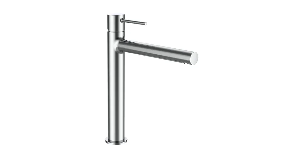 Outlet LAUFEN Magasított egykaros mosdó csaptelep, 180 mm kiállású fix kifolyóval, 190 mm magas, húzórudas lefolyószelep nélkül, króm HF505414100000