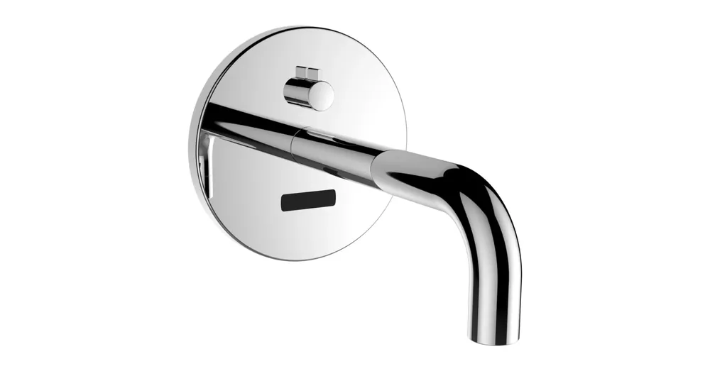 Legnépszerűbb LAUFEN Twintronic Falba épített elektronikus mosdó keverő csaptelep, elemes, IR érzékelőkkel, 175 mm kiállással, fix kifolyó, Simibox Standard & Simibox Light-hoz HF707022100060