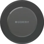 Ajánlat Geberit 10 típusú infravörös gomb 2 mennyiséges öblítéshez, Omega tartályhoz, matt fekete 115.956.14.6