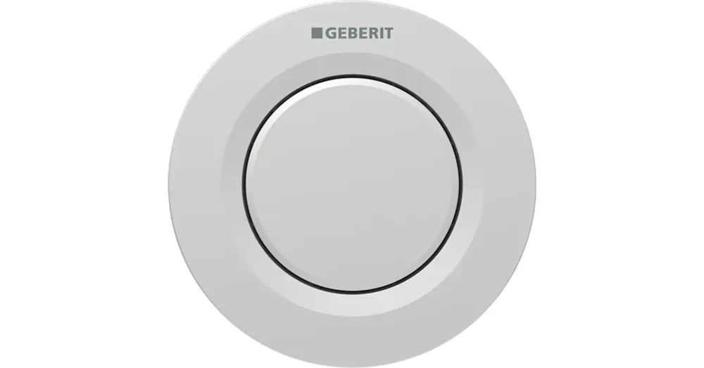 Utolsó esély Geberit 01 pneumatikus, 1 mennyiséges öblítésű vezérlő, EasyClean bevonattal, matt króm 116.040.JQ.1