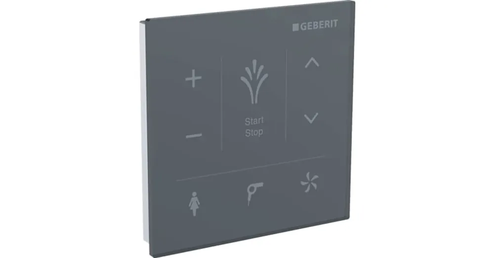 Geberit Fali kezelőpanel Geberit AquaClean számára, fekete üveg 147.038.SJ.1 Expressz szállítás