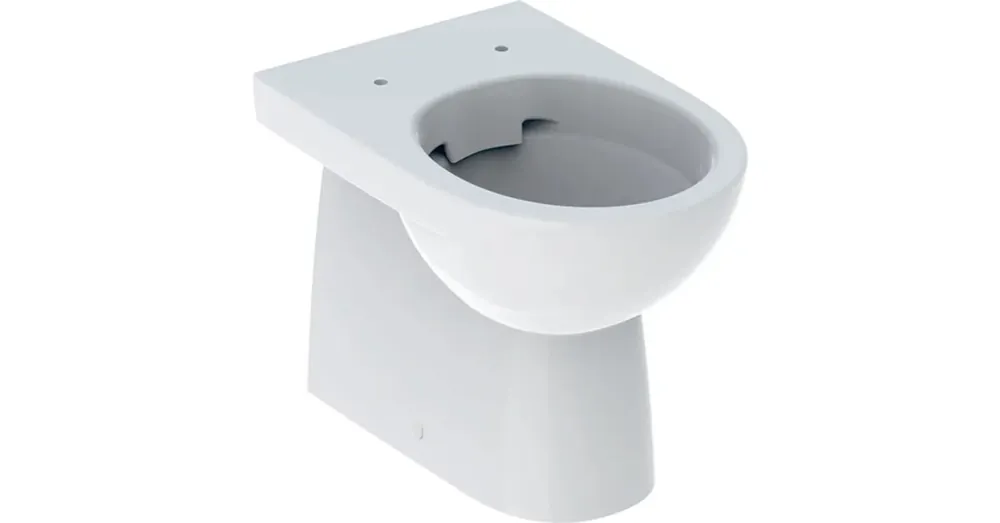 Különleges ajánlat Geberit Selnova mélyöblítésű álló WC csésze 35,5x53 cm, Rimfree, hátsó vagy alsó kifolyással 500.393.01.7