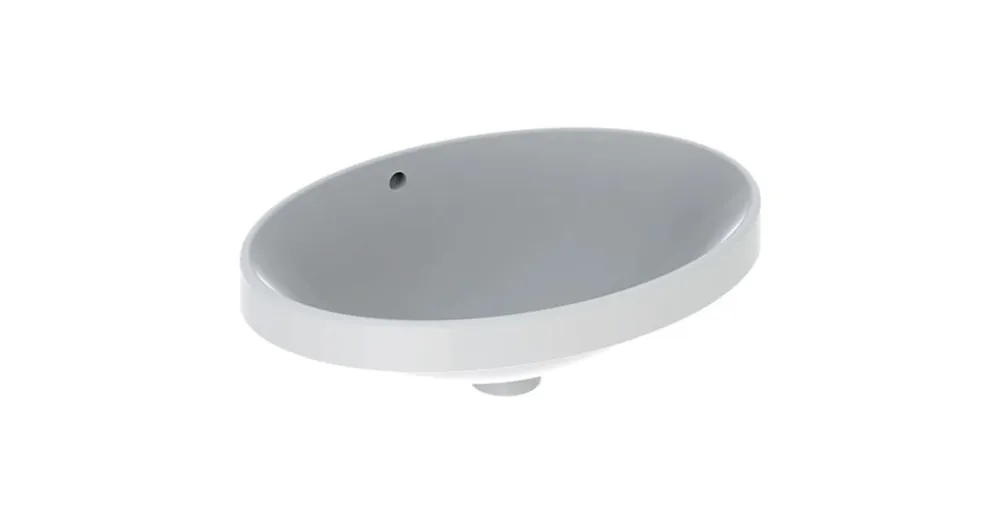 Árengedmény Geberit VariForm 50cm beépíthető mosdó, ovális, túlfolyóval 500.708.01.2