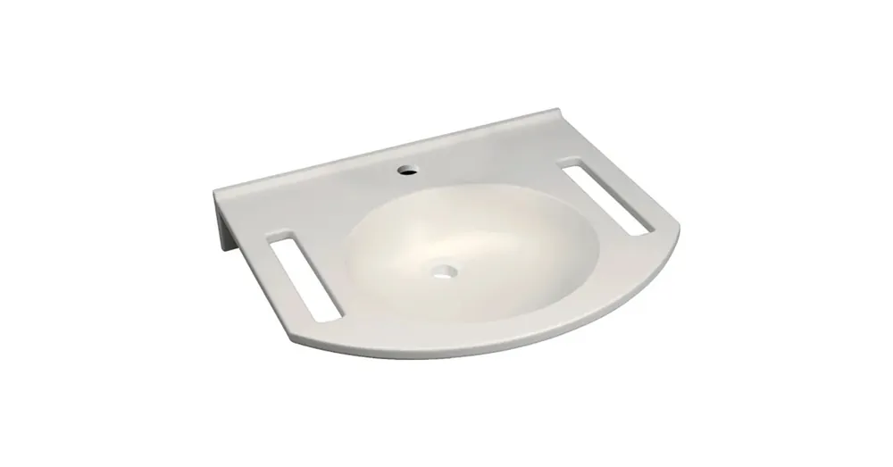Geberit Publica mosdó kivágással 60x55 cm, túlfolyó nélkül 402160016 Szuper akció