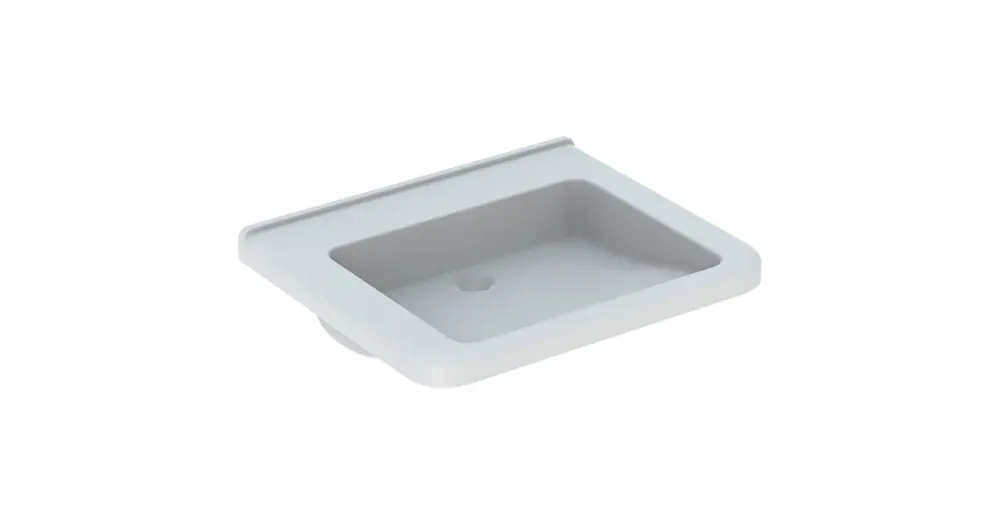 Geberit Selnova Comfort Square akadálymentes mosdó 65 cm, túlfolyó és csaplyuk nélkül 500.790.01.7 Legnépszerűbb