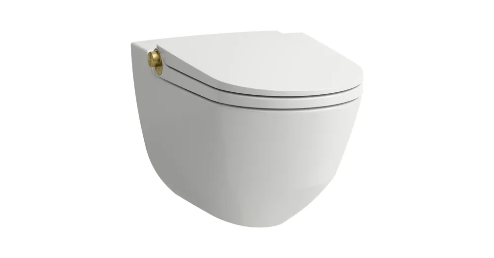 Népszerű LAUFEN CLEANET RIVA Bidés WC, rimless, fali, mélyöblítésű, perem nélküli,ülőkével Fehér H8206914010001