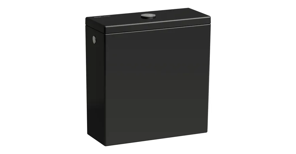 LAUFEN Kartell LAUFEN Öblítőtartály, vízcsatlakozás hátul középen Fényes fekete H8293310209711 Kedvezmény