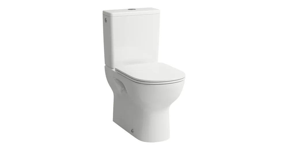 LAUFEN LUA Kombi WC alsó része, mélyöblítésű, perem nélküli, vízszintes vagy függőleges kivezetéssel Fehér LCC bevonattal H8240814002311 Rendeld meg most