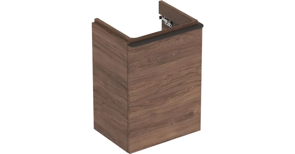 Geberit Smyle Square alsó szekrény kézmosóhoz ajtóval 44,2x35,6 cm, hikoridió 500.350.JR.1 Szuper akció