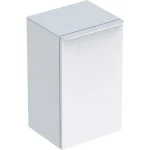 Akciós ár Geberit Smyle Square kiegészítő szekrény 60x36 cm, balos ajtóval, magasfényű fehér 500.360.00.1