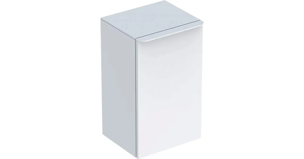 Akciós ár Geberit Smyle Square kiegészítő szekrény 60x36 cm, balos ajtóval, magasfényű fehér 500.360.00.1