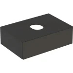 Ajánlat Geberit VariForm alsó szekrény pultra ültethető mosdóhoz 75x51 cm, 1 fiókkal, pakolófelülettel, matt láva 501.160.00.1