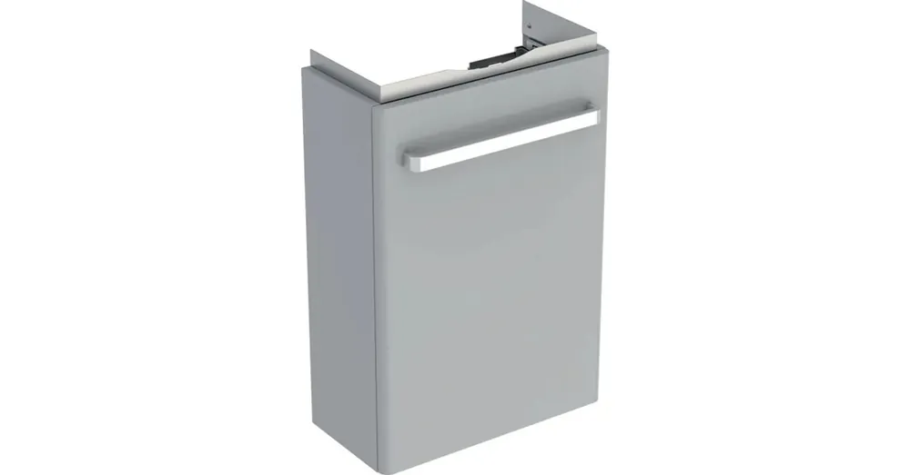 Geberit Selnova Compact 1 ajtós alsó szekrény kézmosóhoz 45 cm, rövidített kivitel, fényezett világosszürke 501.925.42.1 Kihagyhatatlan ajánlat