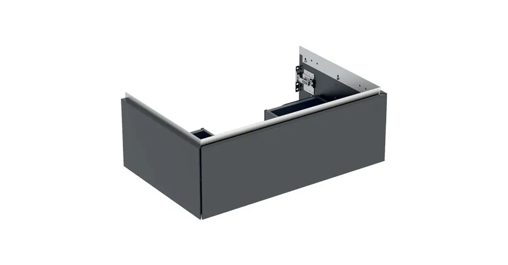 Geberit One alsó szekrény mosdóhoz 1 fiókkal 74x47 cm, matt fekete 505.072.00.8 Legnépszerűbb