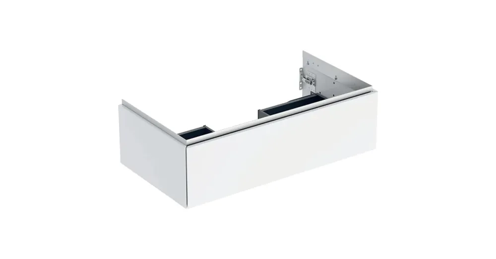 Geberit One alsó szekrény mosdóhoz 1 fiókkal 88,8x47 cm, magasfényű fehér 505.073.00.1 Olcsó