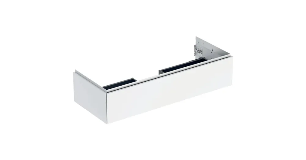 Vedd meg most Geberit One alsó szekrény mosdóhoz 1 fiókkal 118x47 cm, magasfényű fehér 505.075.00.1