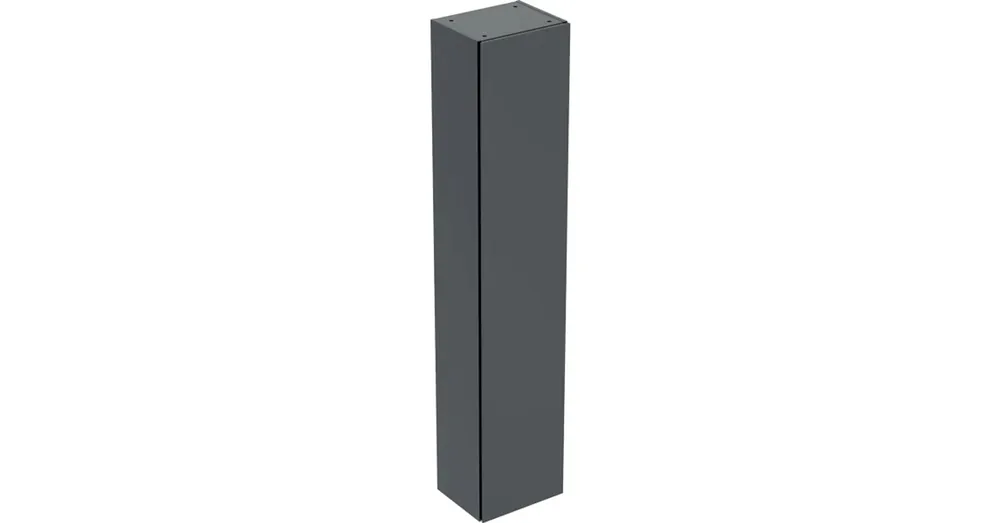 Geberit One magas szekrény 1 ajtóval 36x180 cm, matt fekete 505.083.00.8 Szuper akció