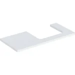 Végkiárusítás Geberit One mosdópult jobb oldali kivágással 105x47 cm, pultra ültethető mosdóhoz, matt fehér 505.324.00.2